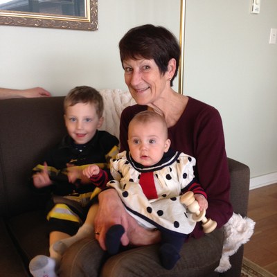 Grandma and her grandchildren