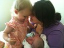  Shawna with her two kids