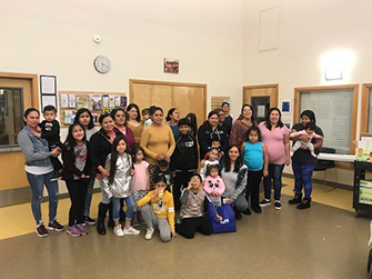 Families and facilitators from a Mercy Housing PEPS Group 